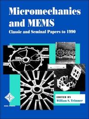 Cover of Micromechanics and MEMS Classic and Seminal Papers to 1990